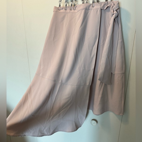 Express light rose flared skirt - Picture 2 of 3